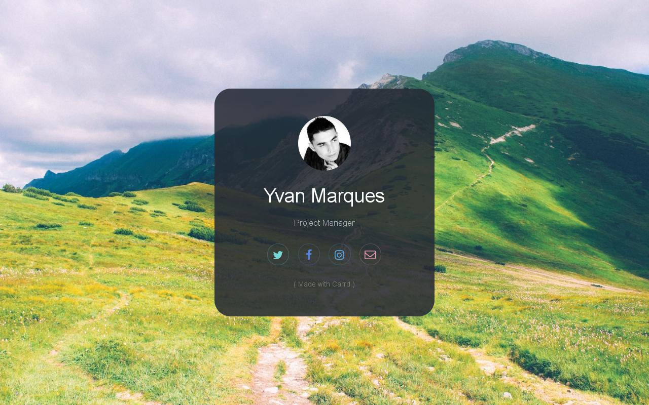 Carrd profile picture for @yvan